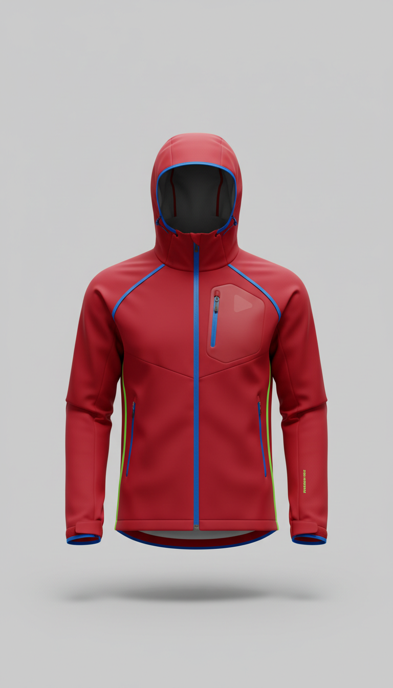 Motion Jacket in Pulse Red